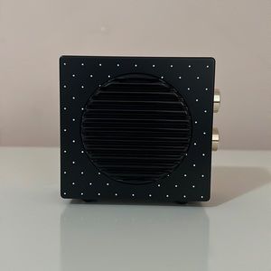 Kate Spade Portable Speaker Designer Polka Dot Black and White